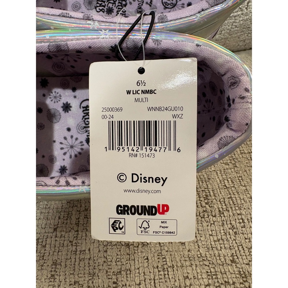Ground Up Disney Nightmare Before Christmas Jack Sally Holographic Shoes 6.5 - Picture 6 of 6